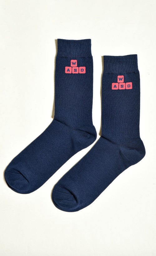 Image of the WASD socks from our WASD collection