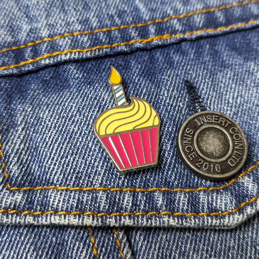 Very Simple Birthday Pin 