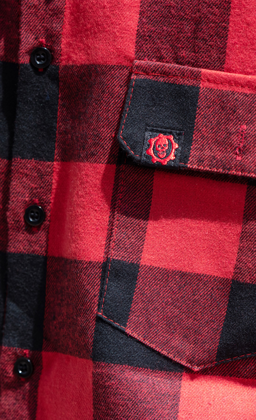 Crimson Omen Button Shirt - Insert Coin Clothing