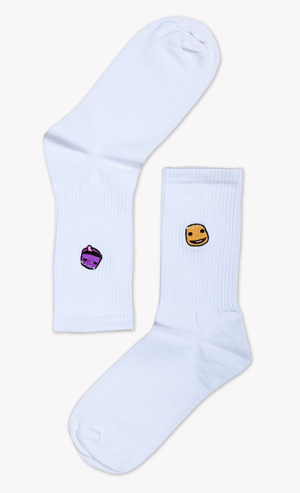Sackboy's Feels Socks (WHITE) - Insert Coin Clothing