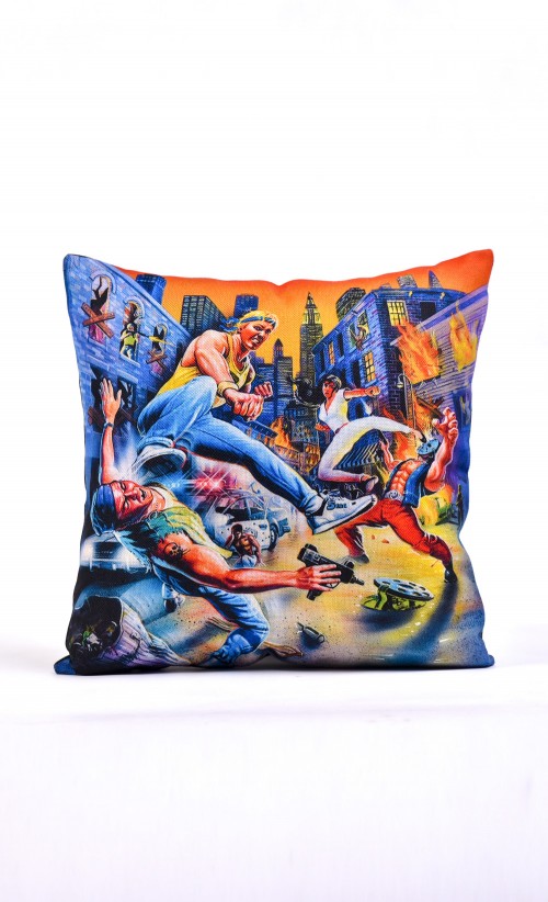 Image of the Streets of Rage cushion cover from our SEGA collection