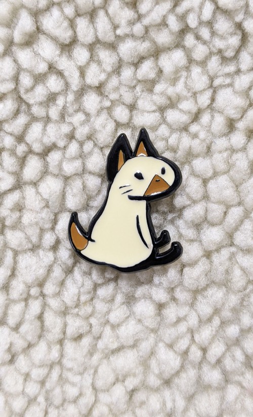 Image of the Palico Enamel Pin from our Monster Hunter Rise collection