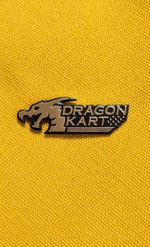 Image of the Dragon Kart Enamel pin from our Yakuza collection