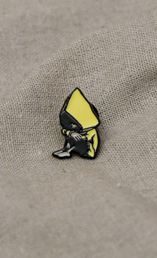 Image of the Six Enamel pin from our Little Nightmares collection