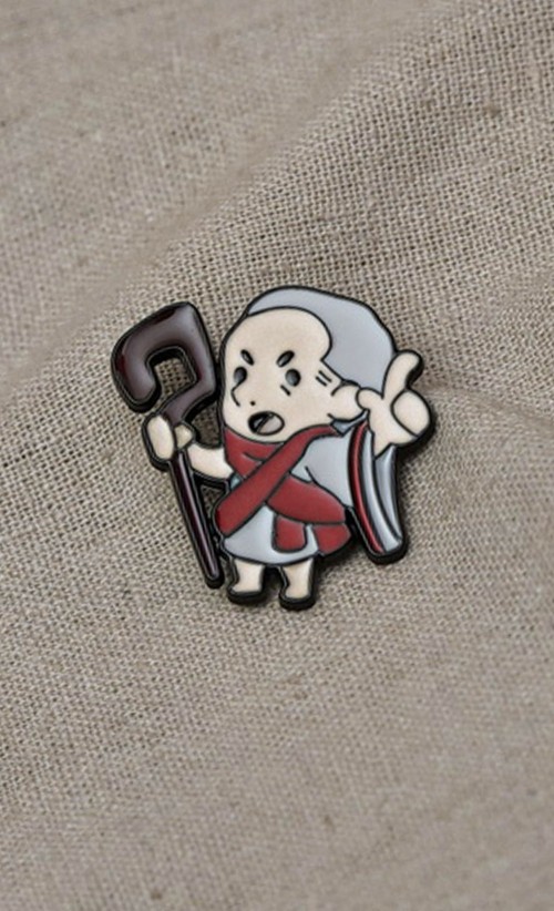 Image of the Priest Enamel pin from our Age of Empires Collection