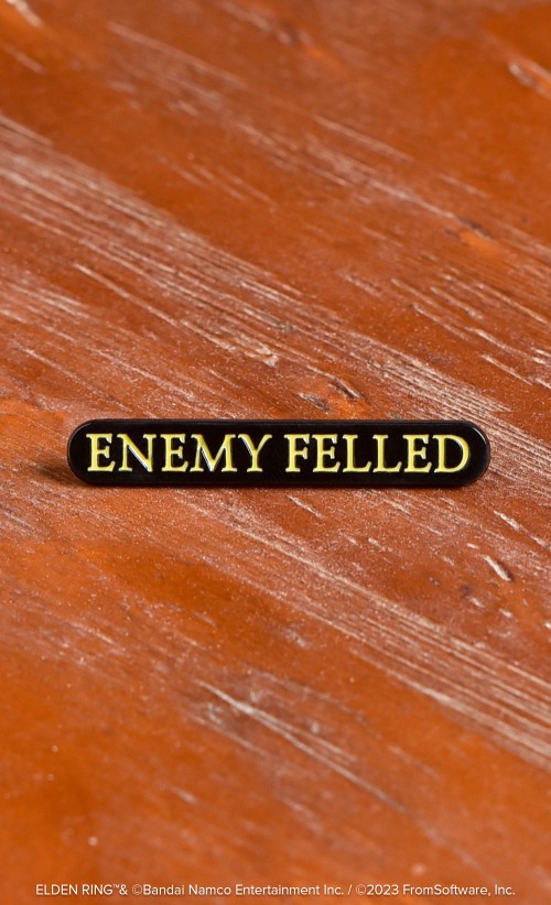 Image of the Enemy Felled Enamel pin from our Elden Ring collection