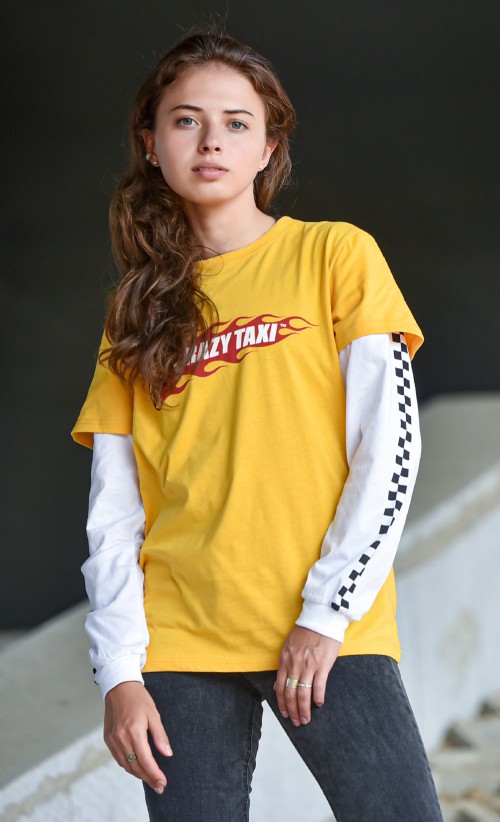 Crazy Taxi 2000 Long-Sleeved T-Shirt