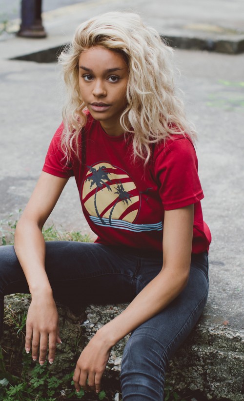 Model wearing the Ellie T-Shirt from our The Last of Us collection