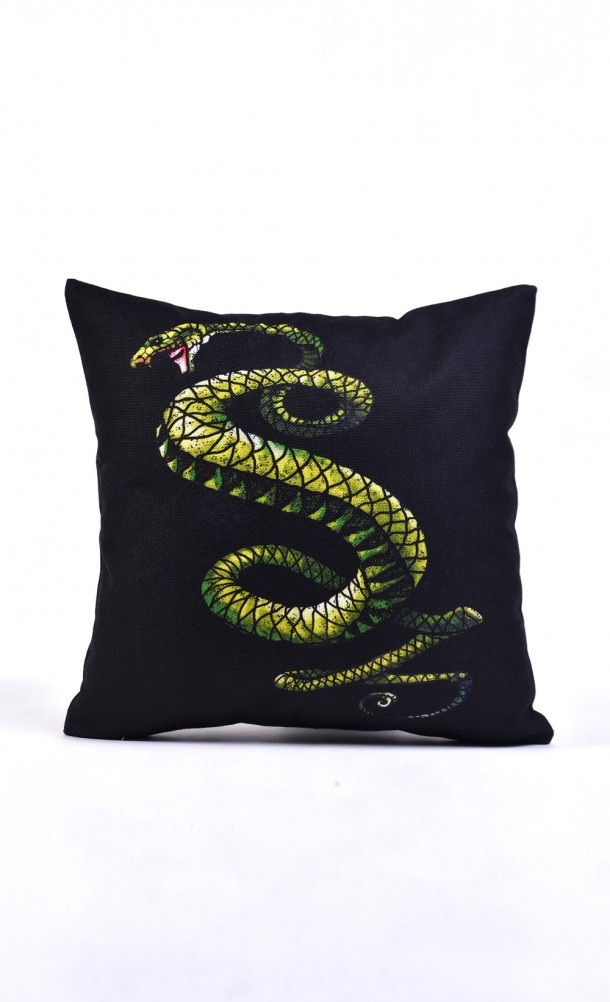 Tunnel Snakes Cushion Cover