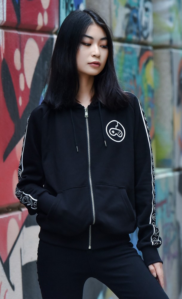 Model wearing the OSD 2020 Hoodie from our Special Effect collection