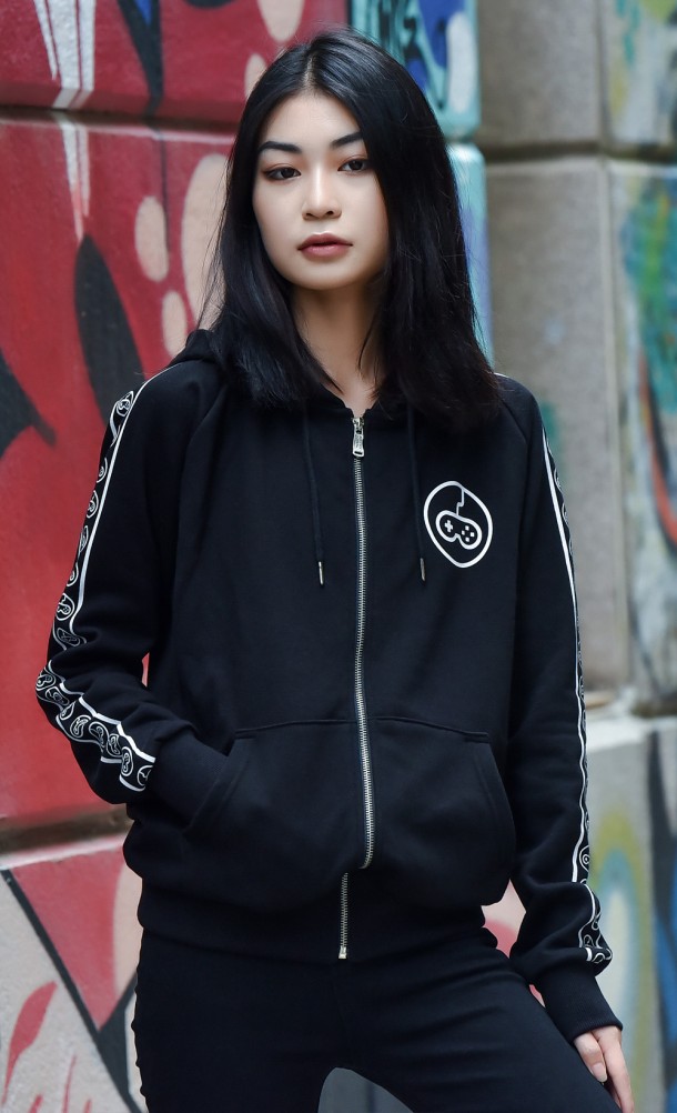 Model wearing the OSD 2020 Hoodie from our Special Effect collection