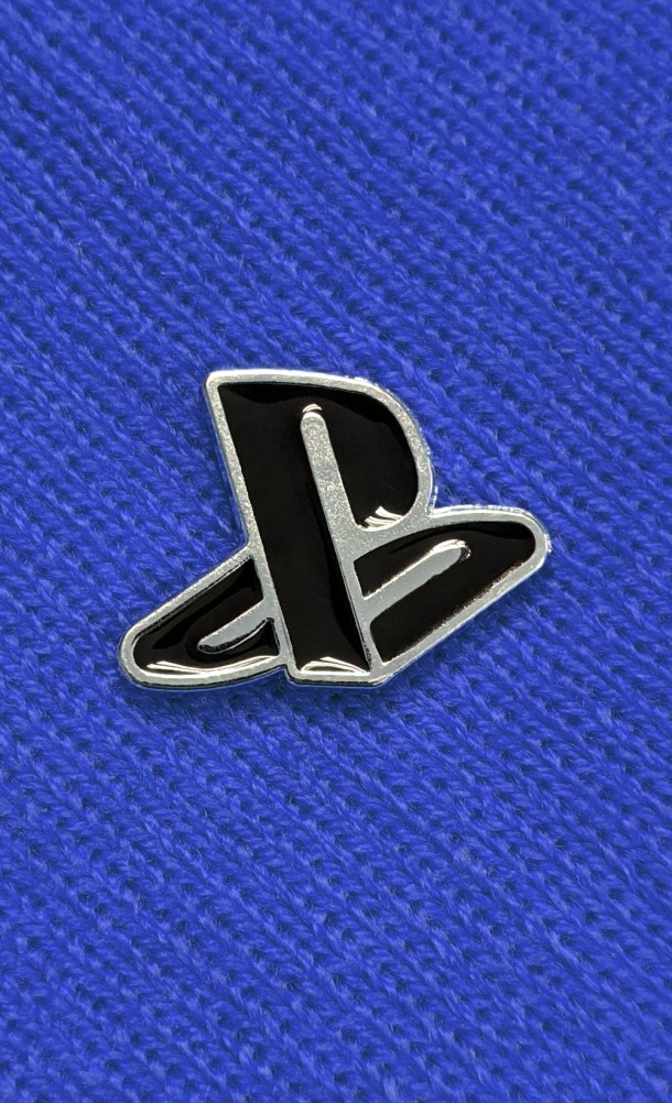 Image of the PS Enamel pin from our PlayStation collection