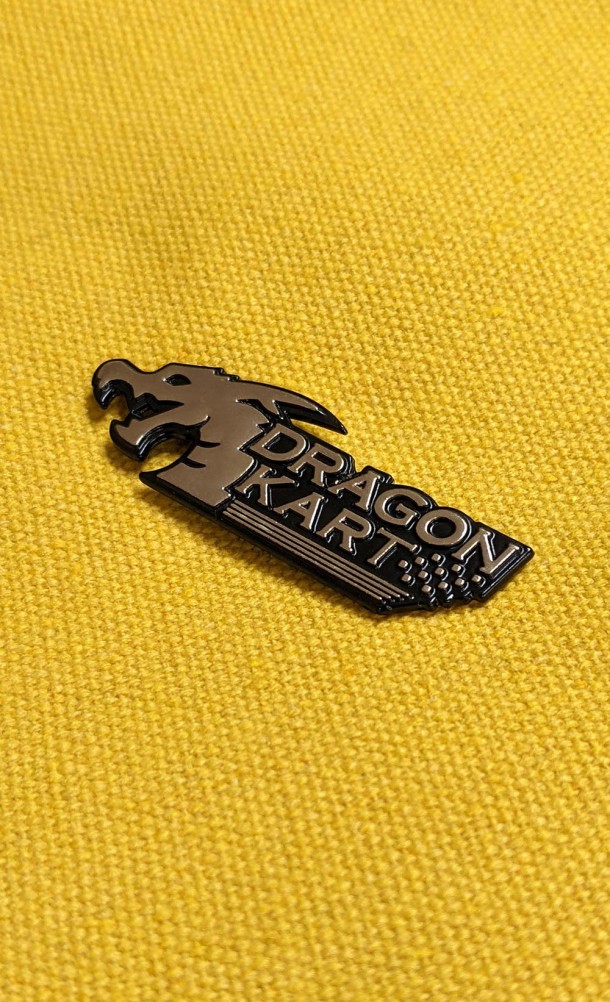 Image of the Dragon Kart Enamel pin from our Yakuza collection