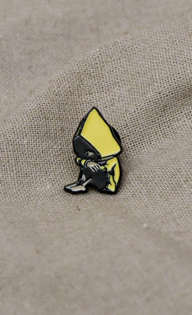 Image of the Six Enamel pin from our Little Nightmares collection