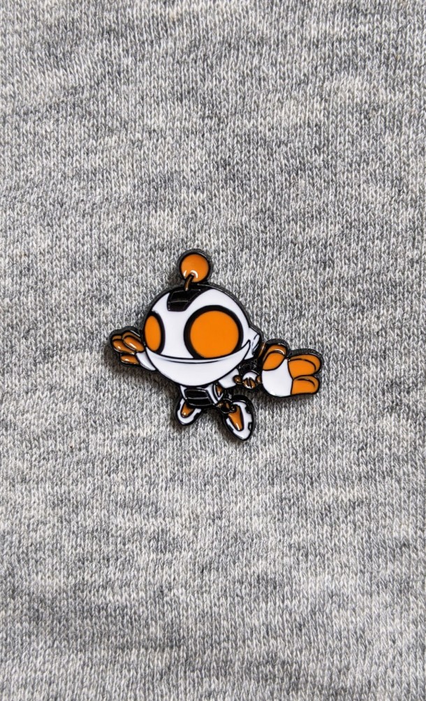 Image of the Clank Enamel pin from our Ratchet & Clank collection