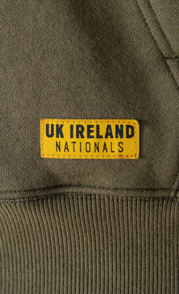 Close up detail of the pocket patch on the 6 siege nationals hoodie from our 6 siege nationals collection