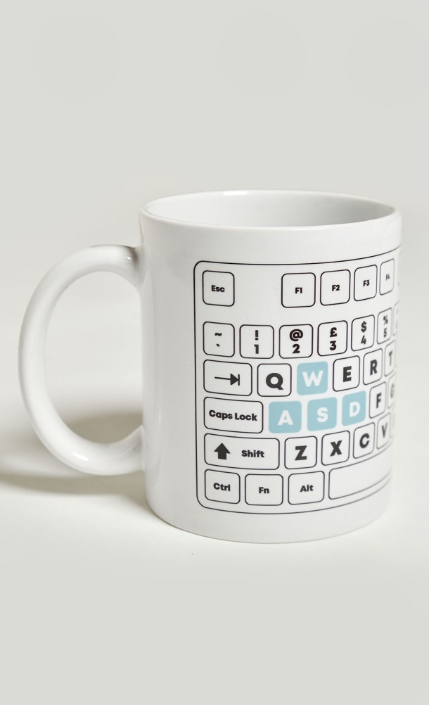 Image of the WASD Mug from our WASD collection