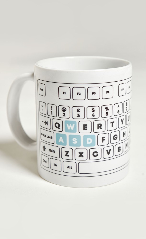 Image of the WASD Mug from our WASD collection
