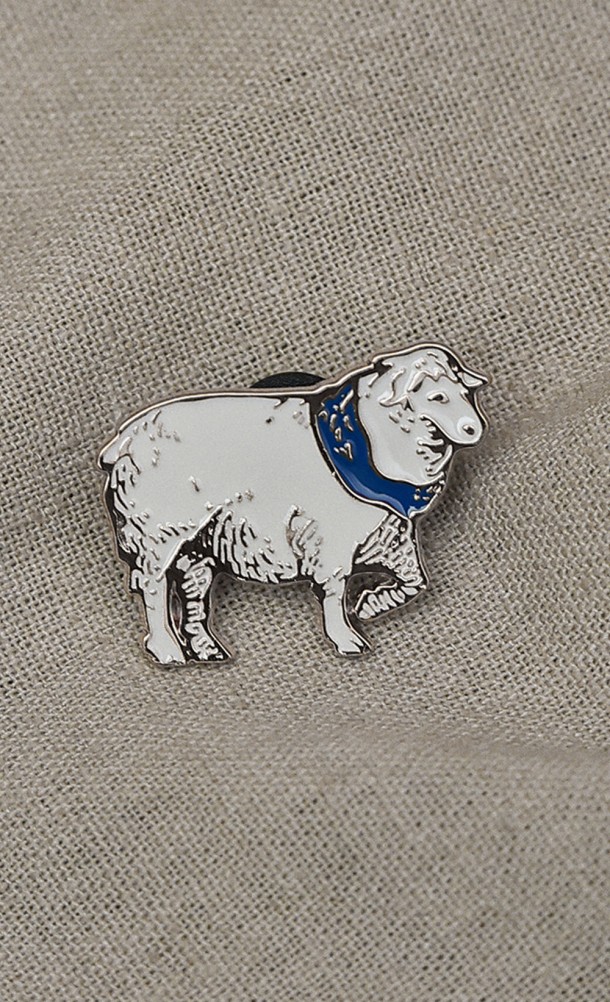Image of the Sheep Enamel pin from our Age of Empires collection