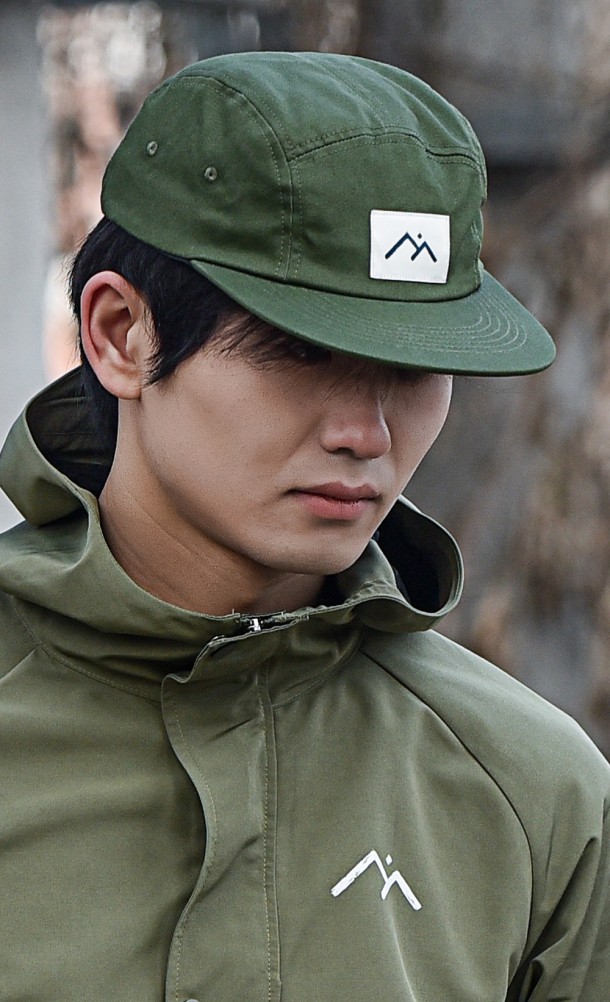 Model wearing the Call of the Mountain Cap from our Horizon Call of the Mountain collection