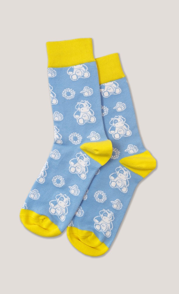 DDLC Sayori Pattern Socks