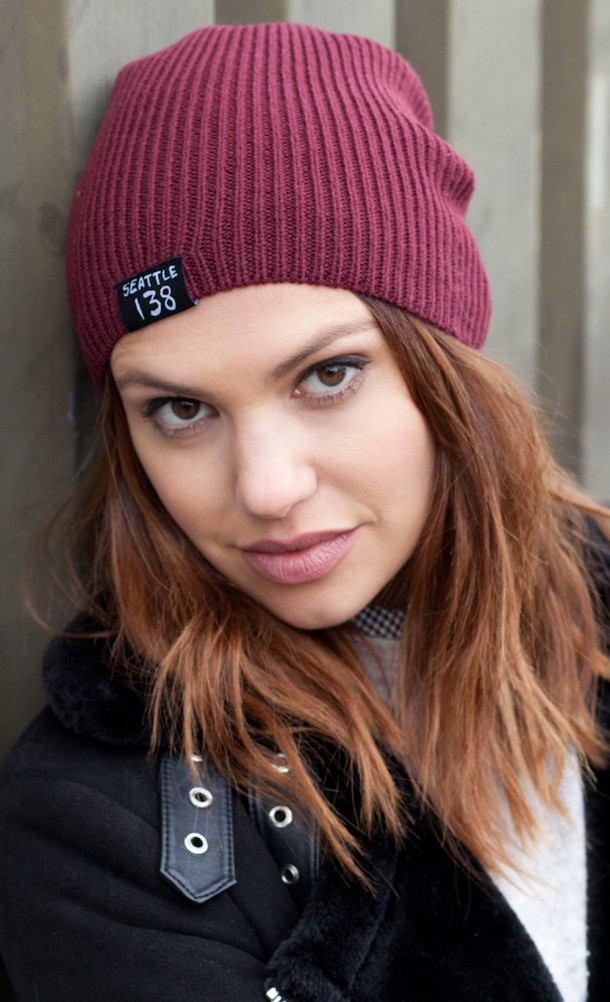 Model wearing the Delsin beanie from our Infamous Second Son collection